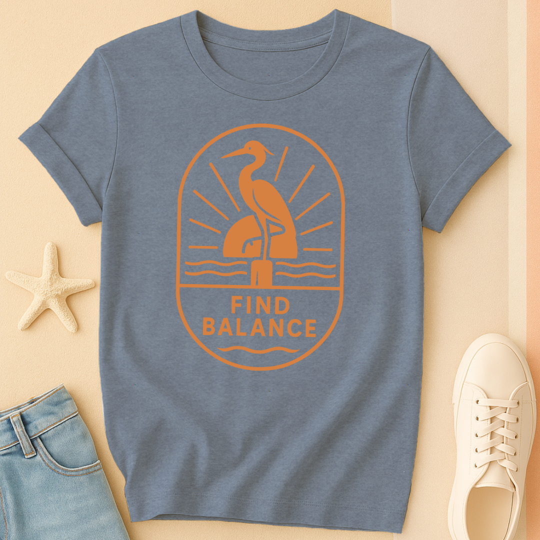 Find Balance Crane Tee