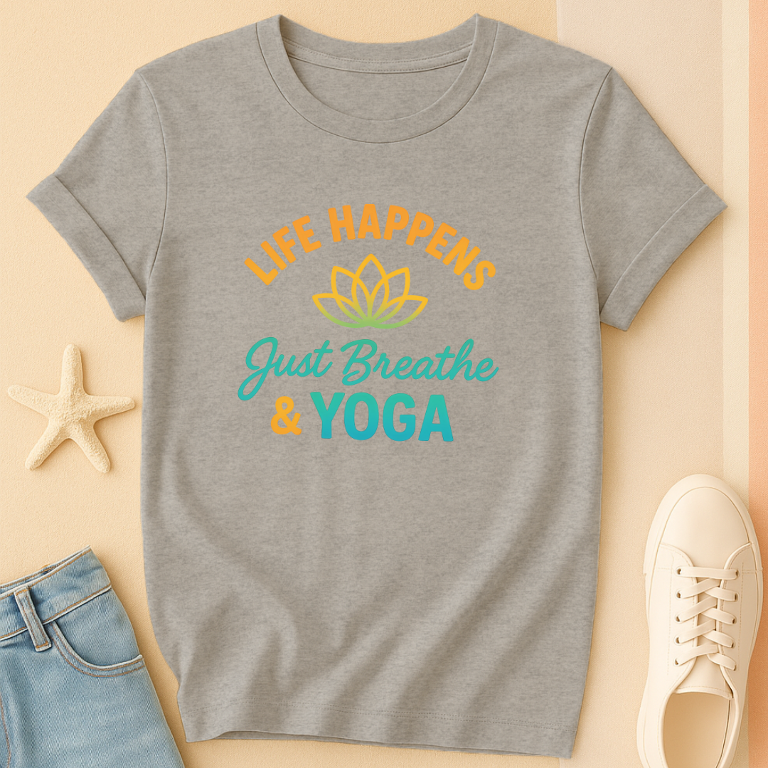 Just Breathe Yoga Tee