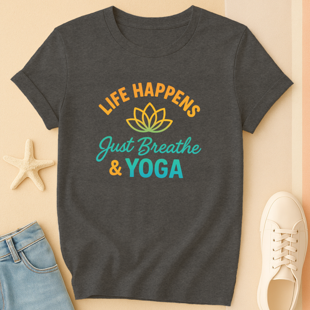 Just Breathe Yoga Tee