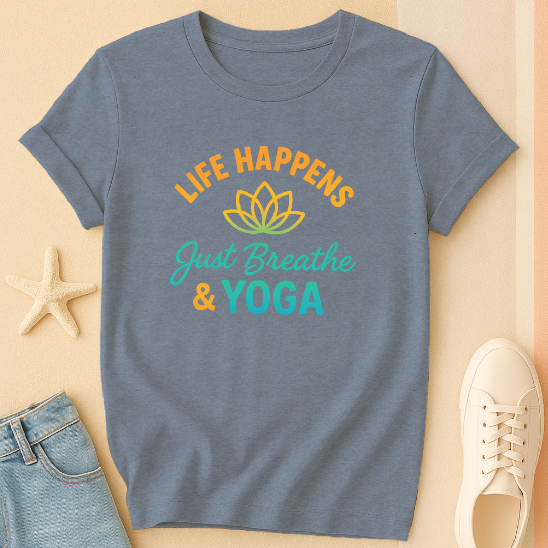 Just Breathe Yoga Tee