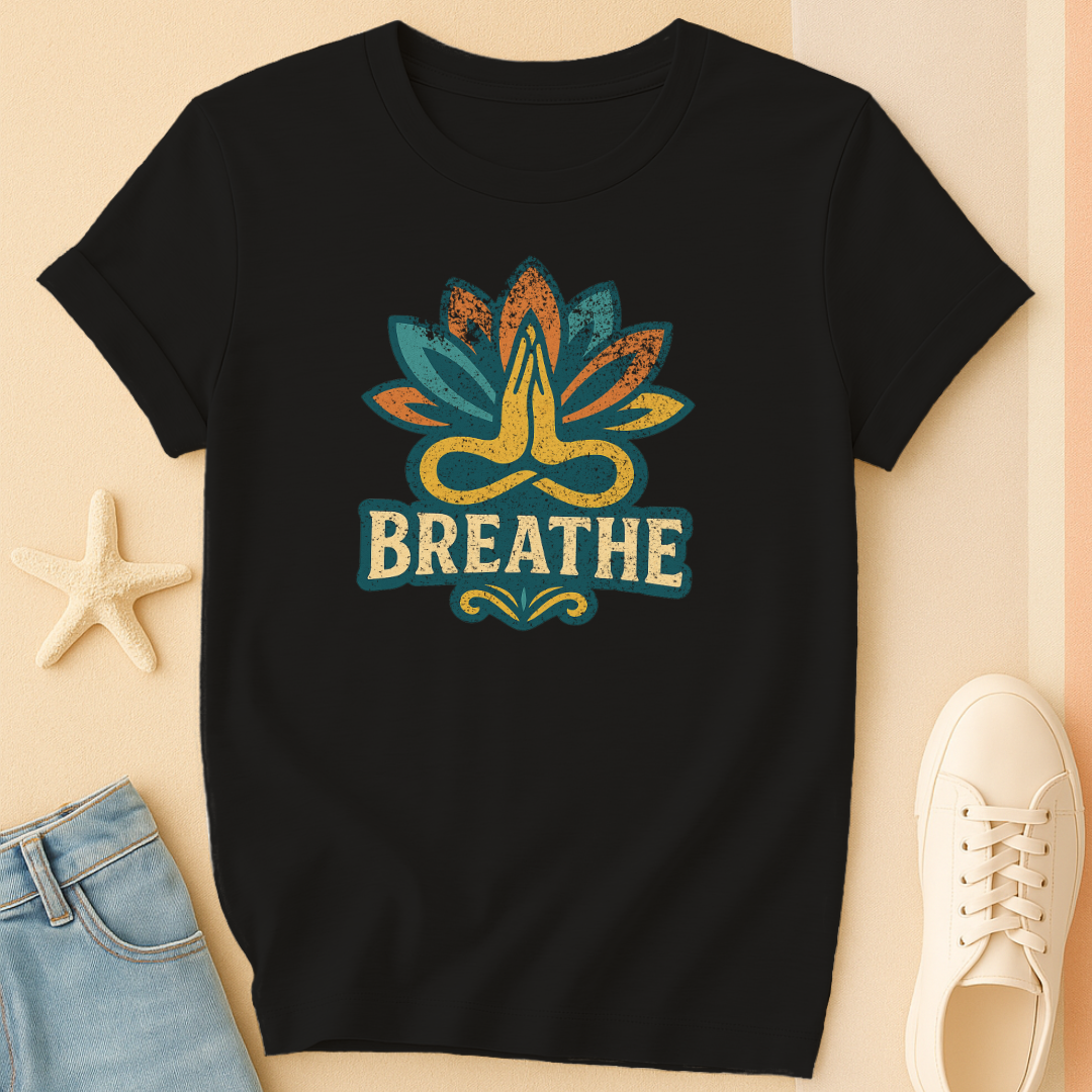 Beathe Hands Vintage Yoga Tee