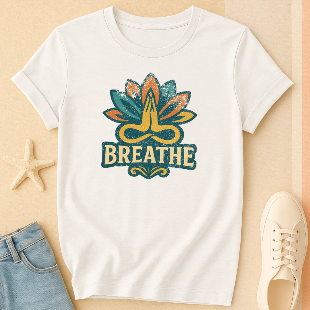 Beathe Hands Vintage Yoga Tee