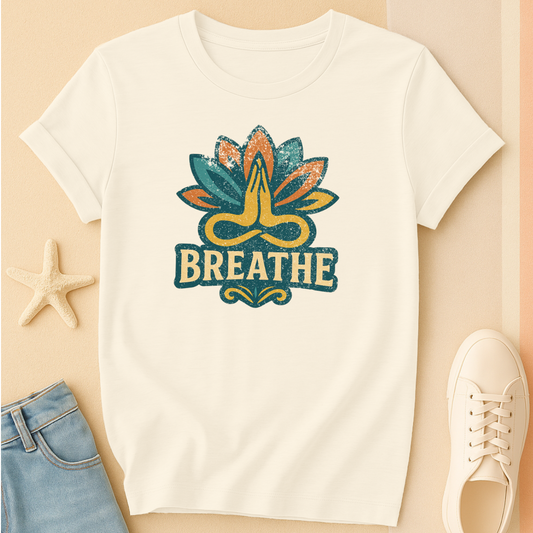 Beathe Hands Vintage Yoga Tee