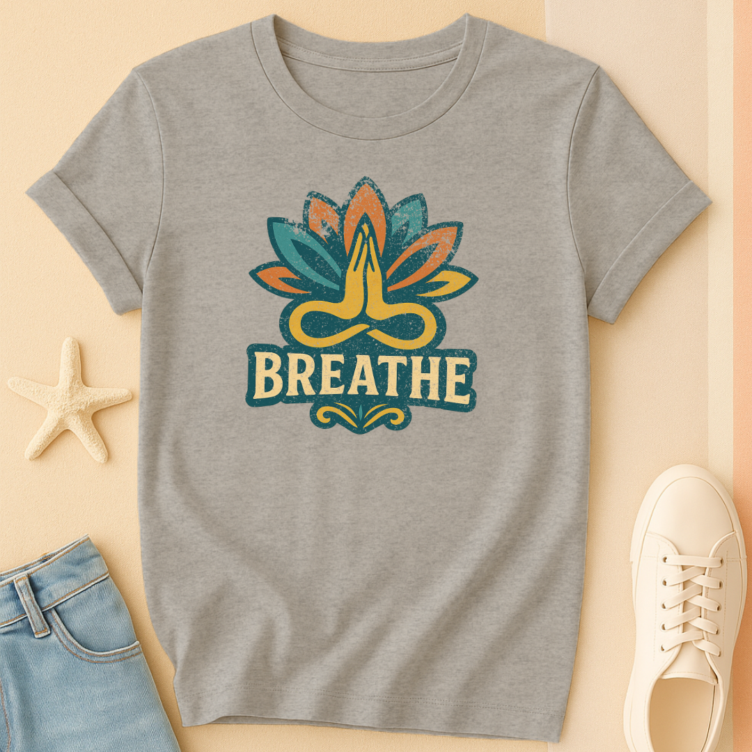 Beathe Hands Vintage Yoga Tee