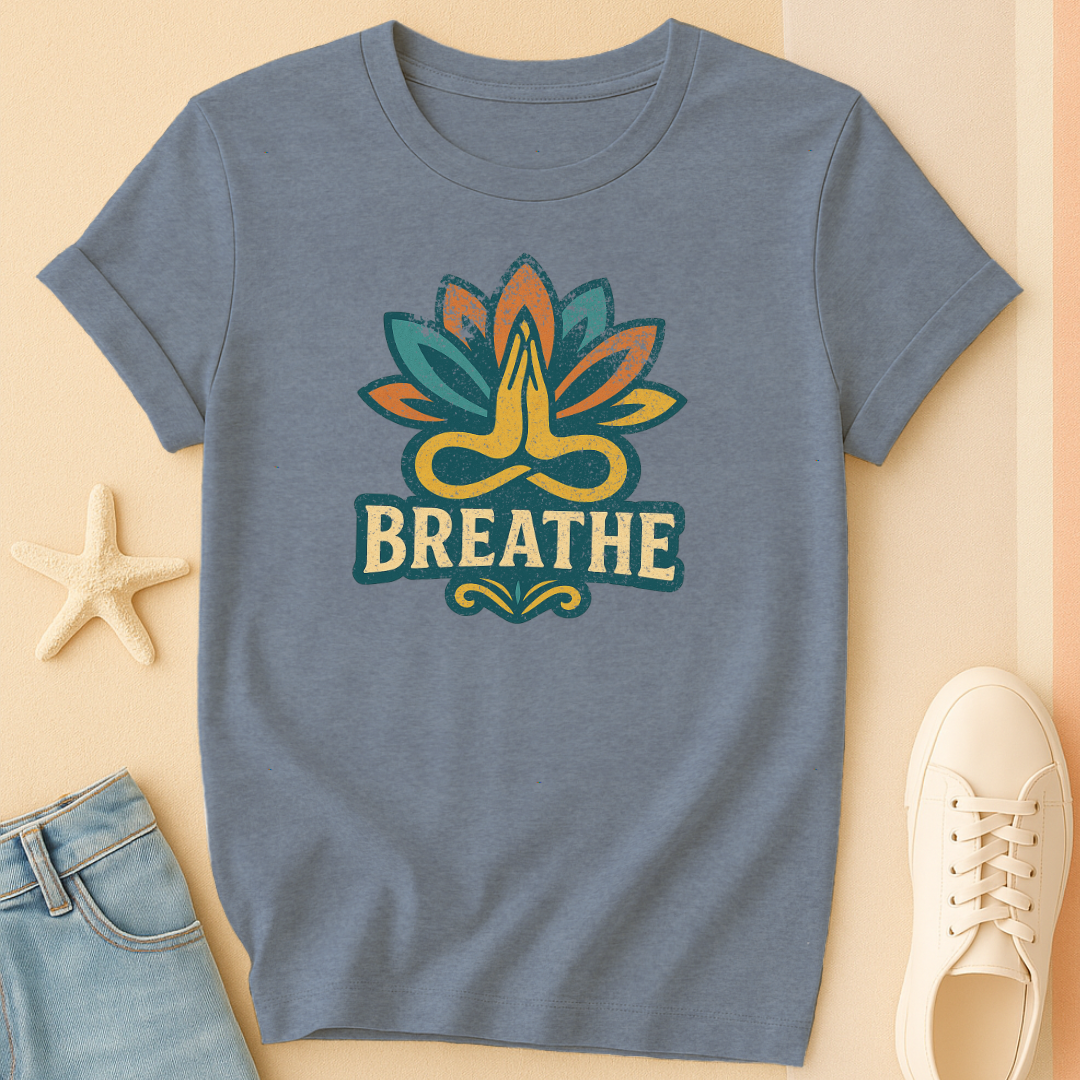 Beathe Hands Vintage Yoga Tee