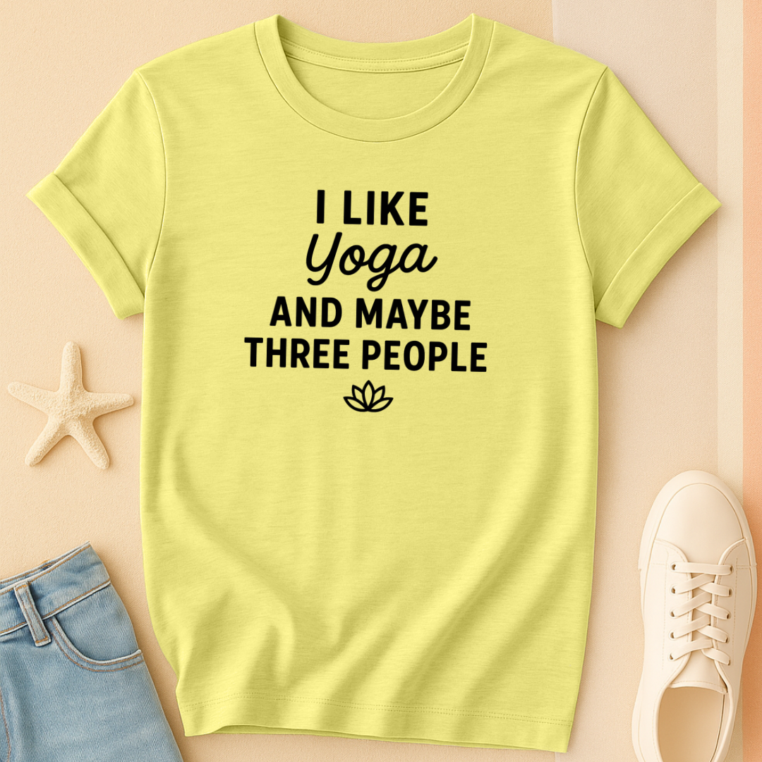 Yoga and People Tee