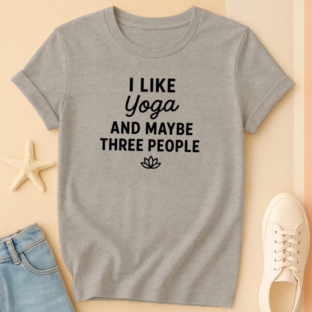 Yoga and People Tee