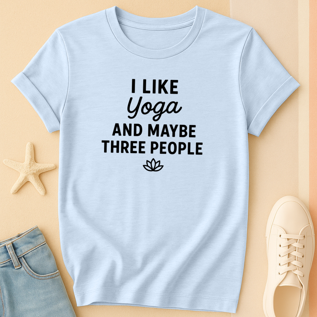 Yoga and People Tee
