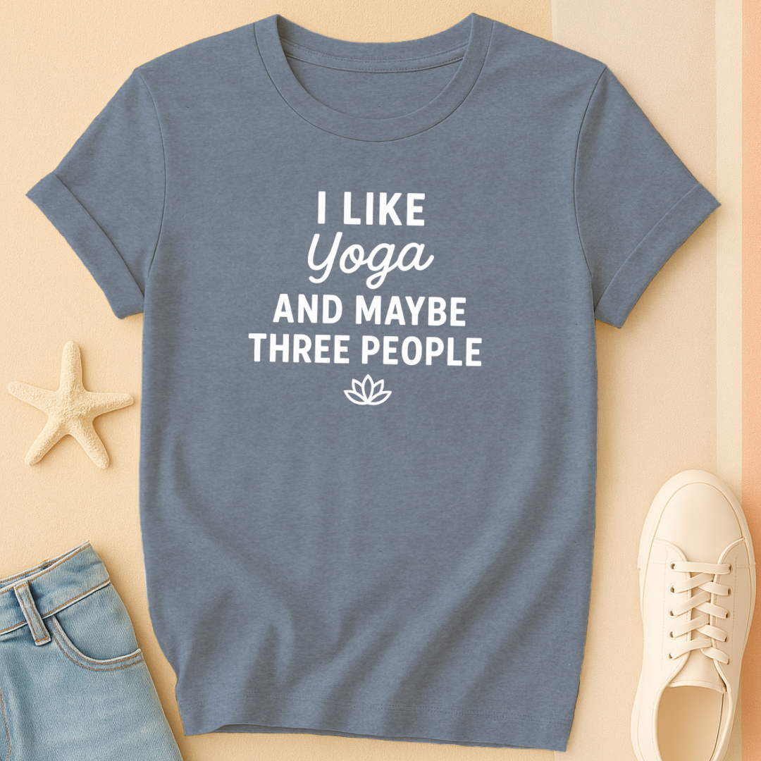 Yoga and People Tee