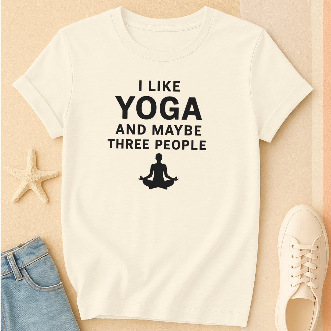 Yoga and Three People Tee