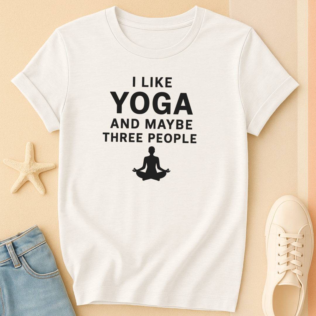 Yoga and Three People Tee