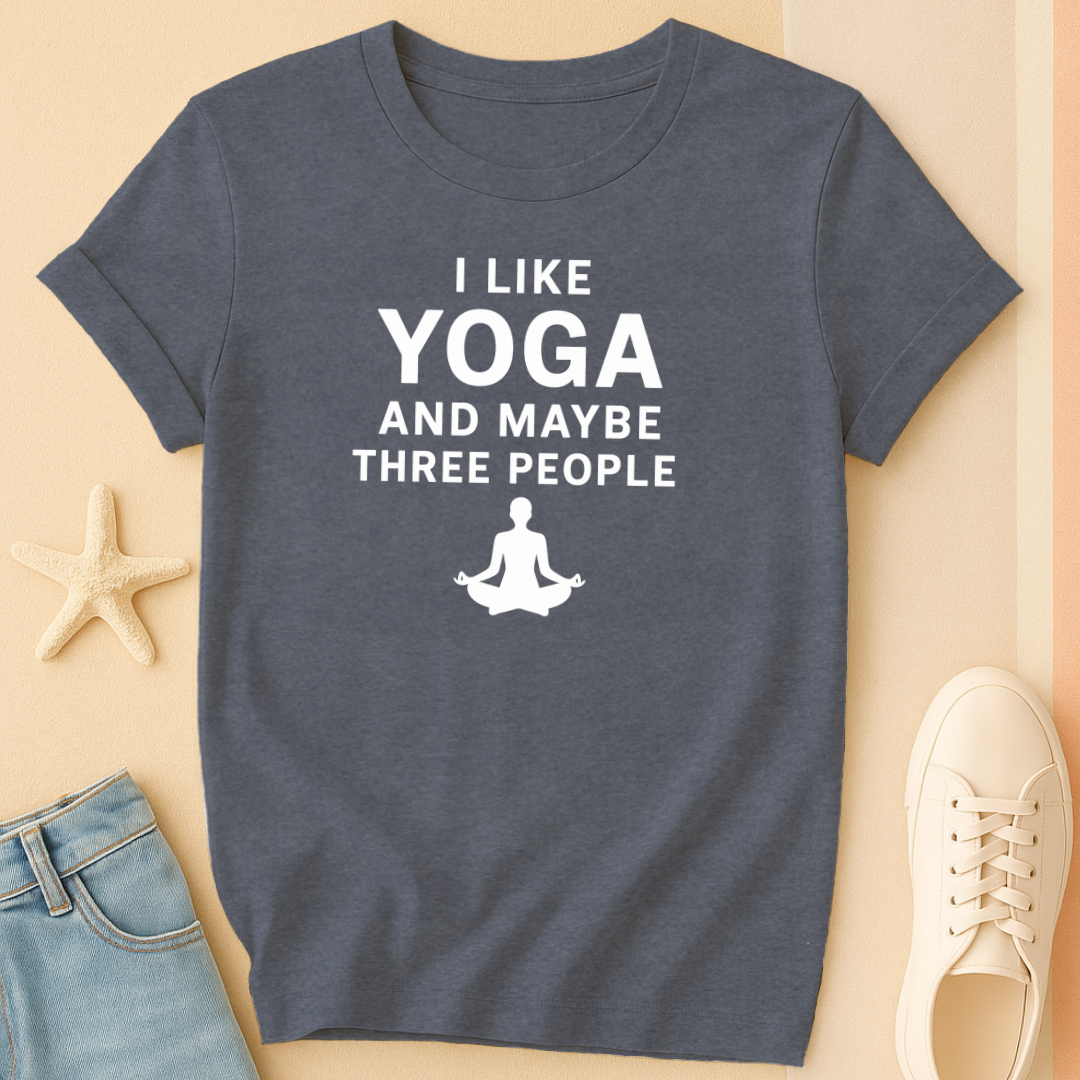 Yoga and Three People Tee