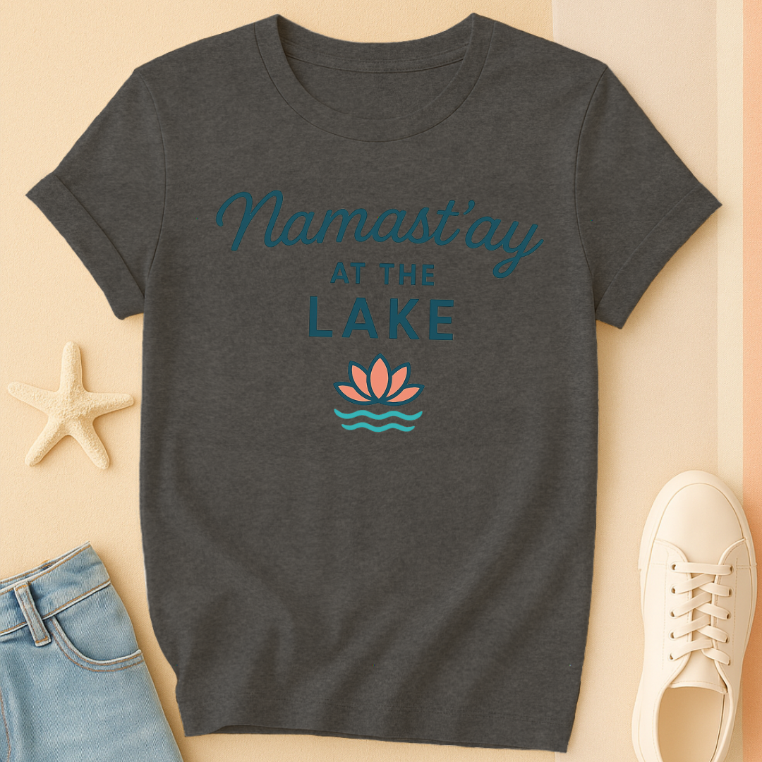 Namastay Lake Script Tee