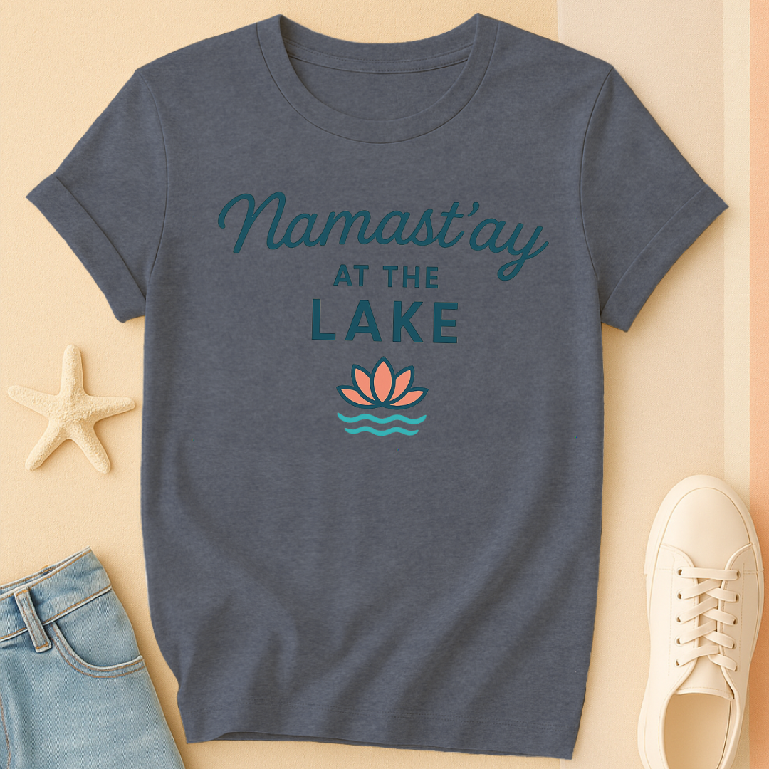 Namastay Lake Script Tee