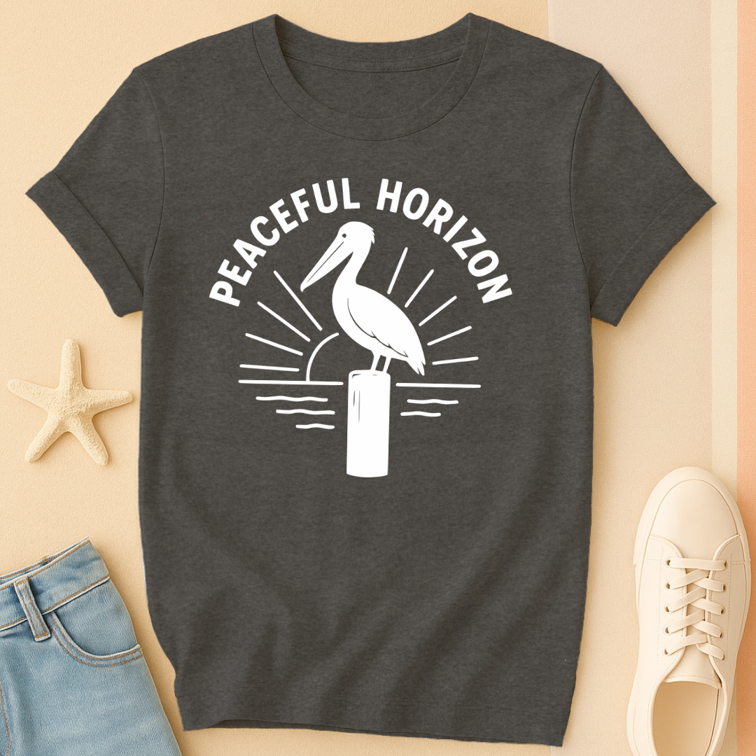 Peaceful Pelican Horizon Tee