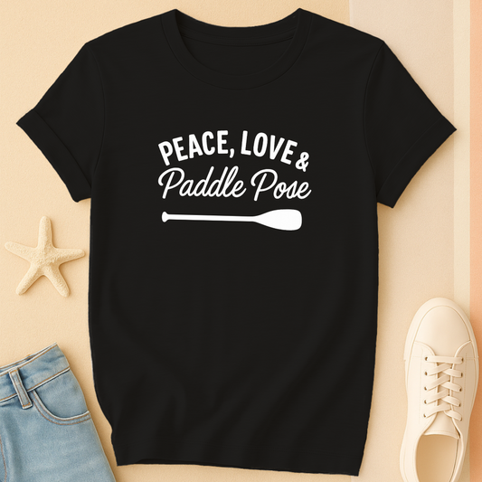 Peace Love Paddle Pose Tee