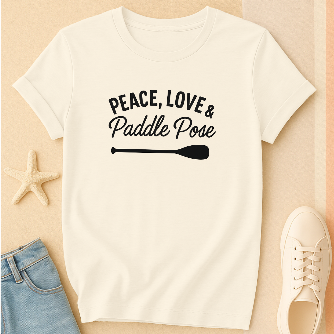 Peace Love Paddle Pose Tee