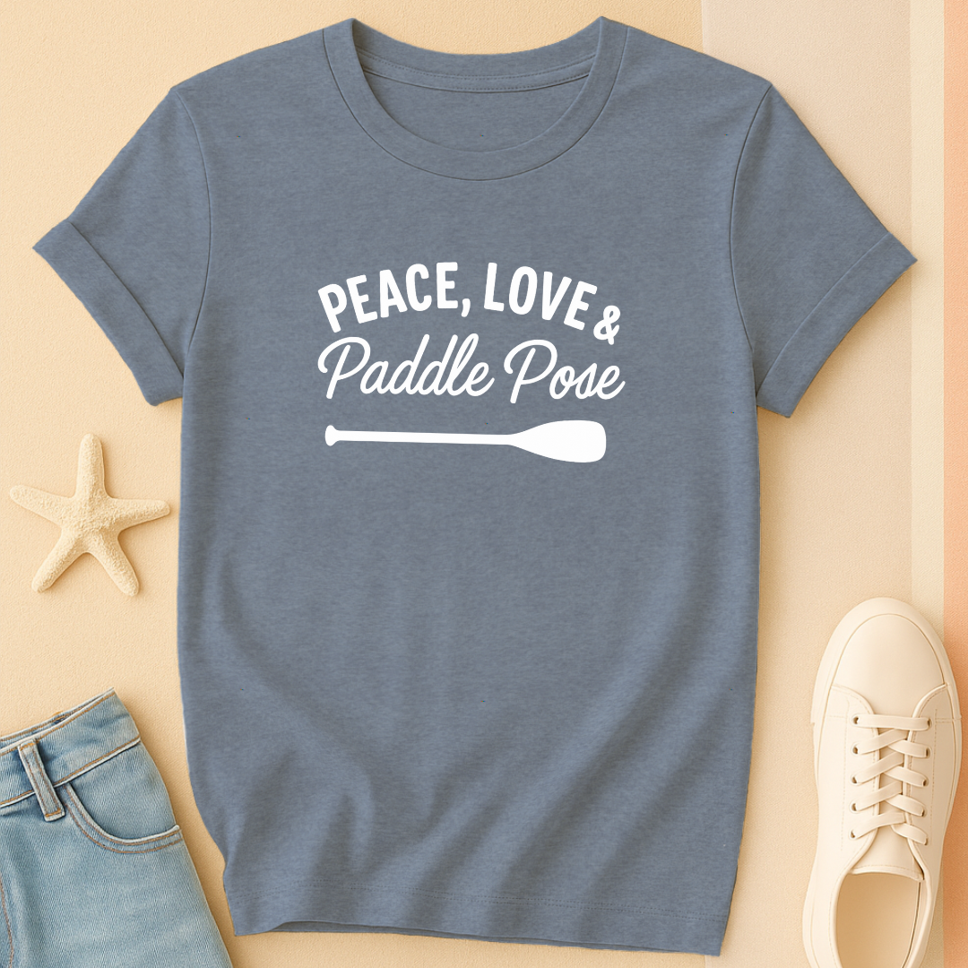 Peace Love Paddle Pose Tee