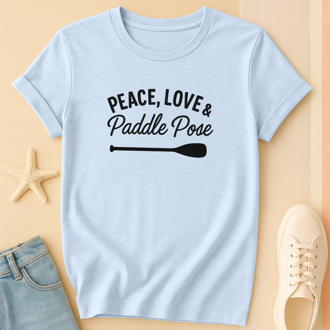 Peace Love Paddle Pose Tee