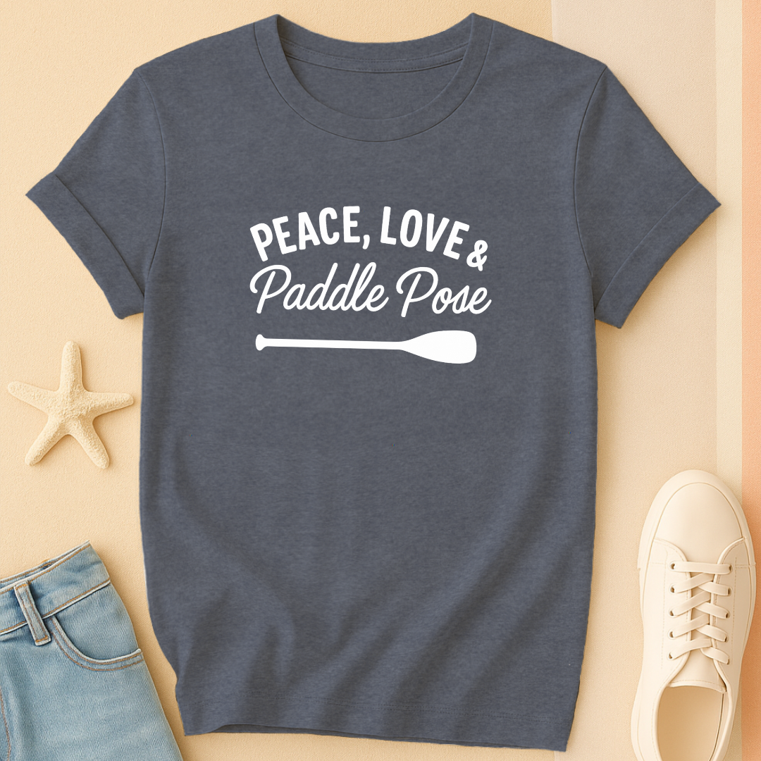 Peace Love Paddle Pose Tee