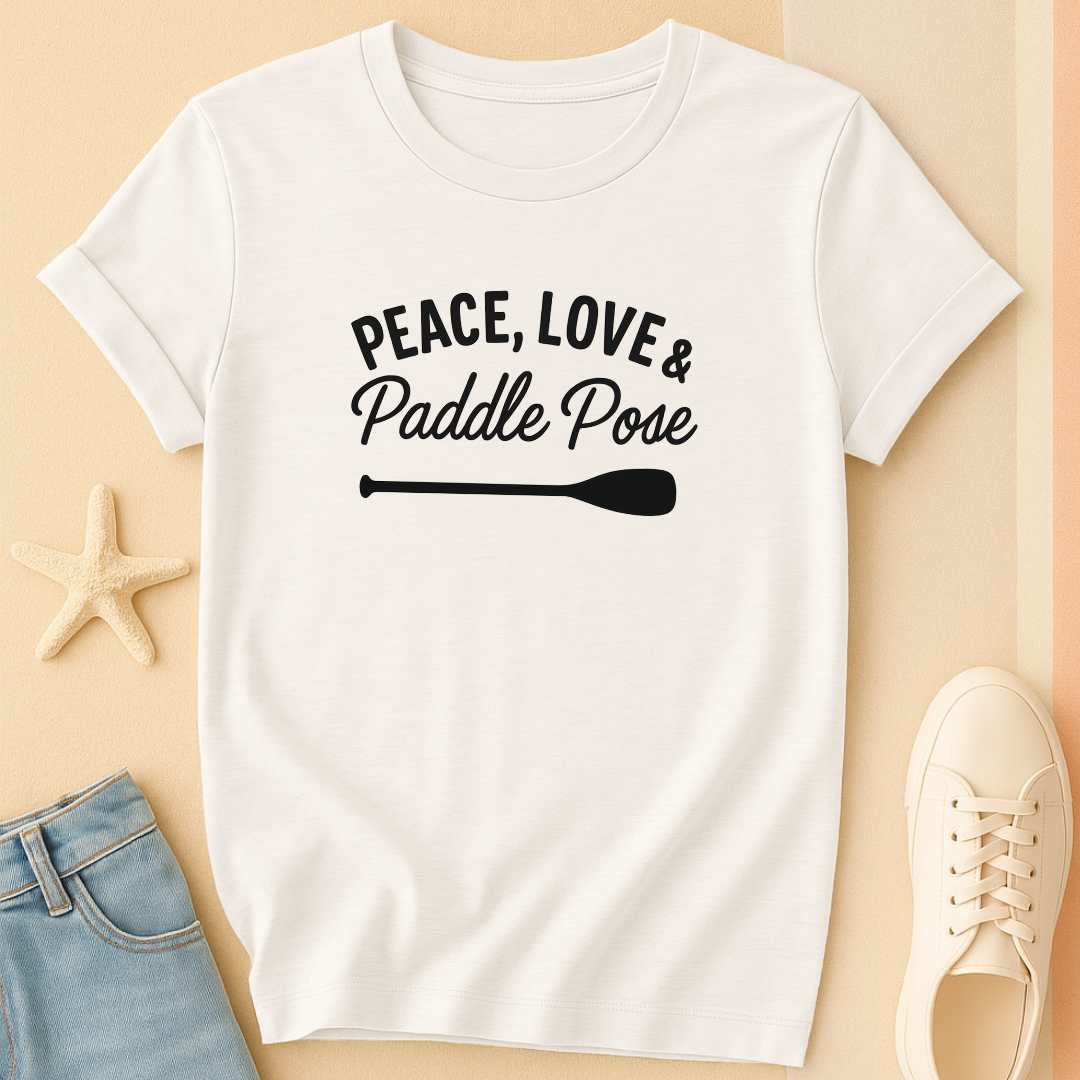 Peace Love Paddle Pose Tee