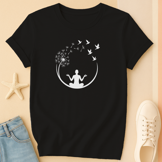 Dandelion Bird Yoga Tee