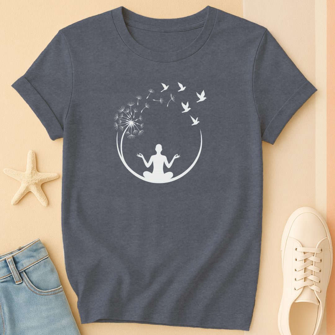 Dandelion Bird Yoga Tee