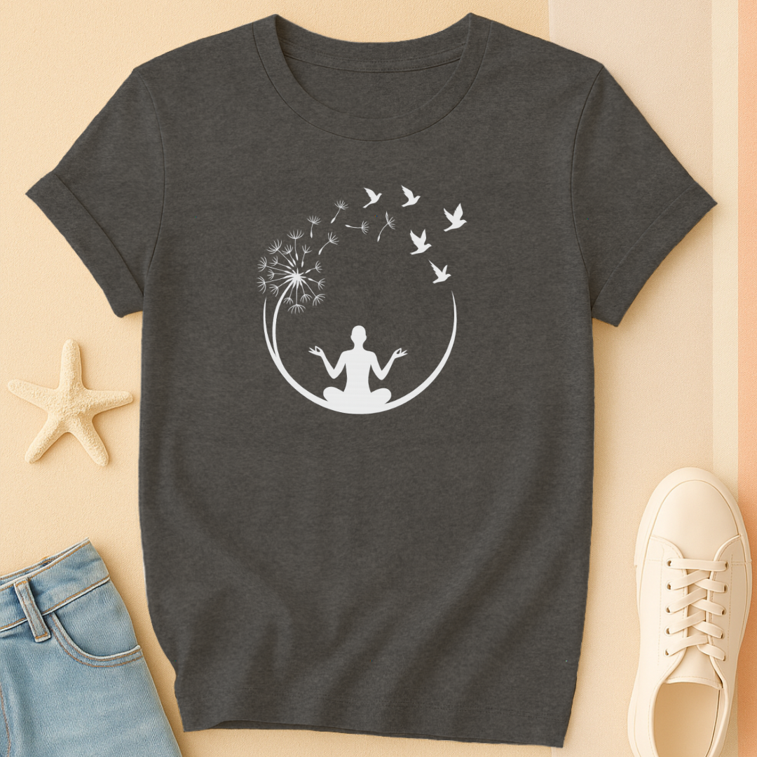 Dandelion Bird Yoga Tee
