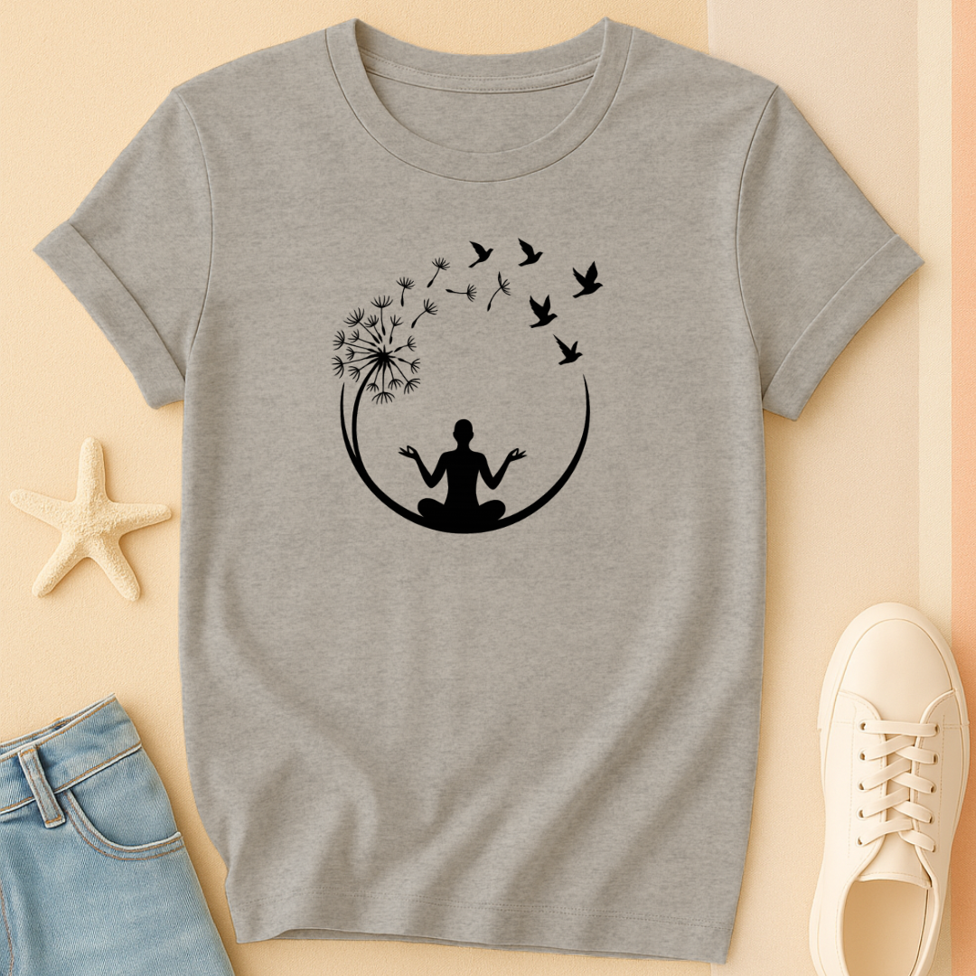 Dandelion Bird Yoga Tee