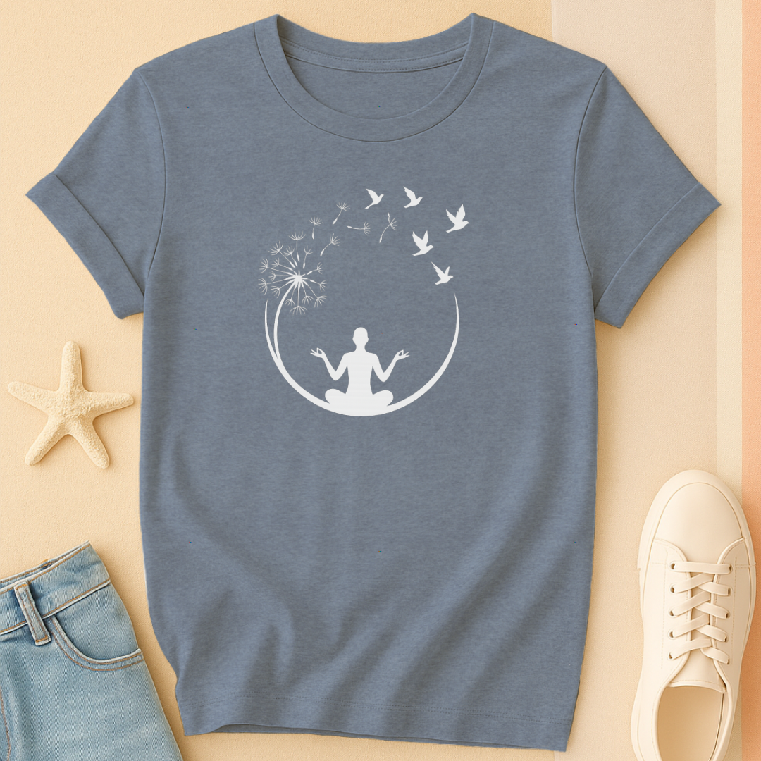 Dandelion Bird Yoga Tee