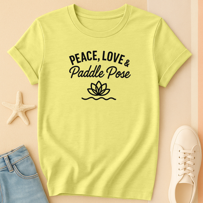 Peace Love Paddle Tee