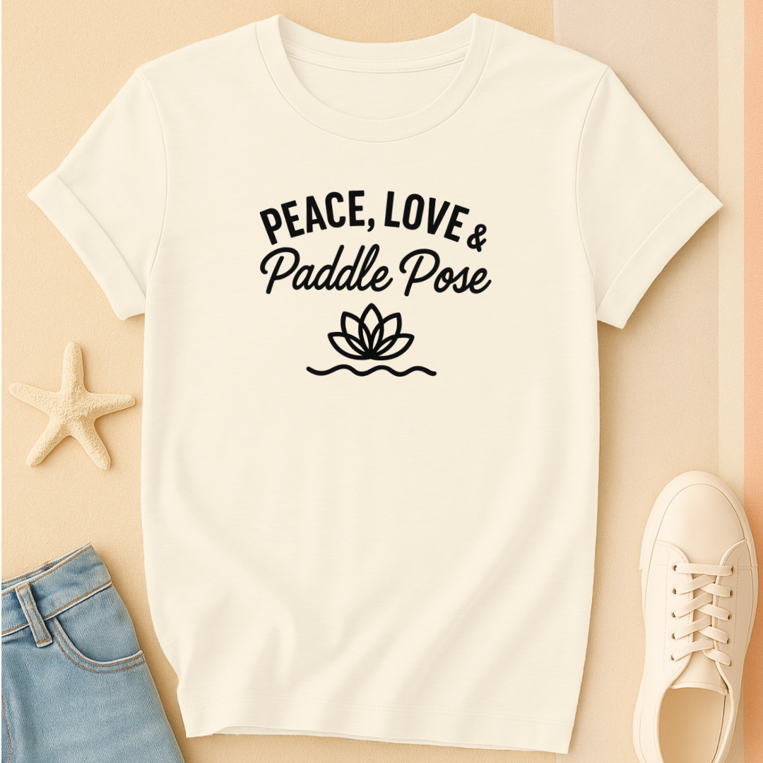 Peace Love Paddle Tee