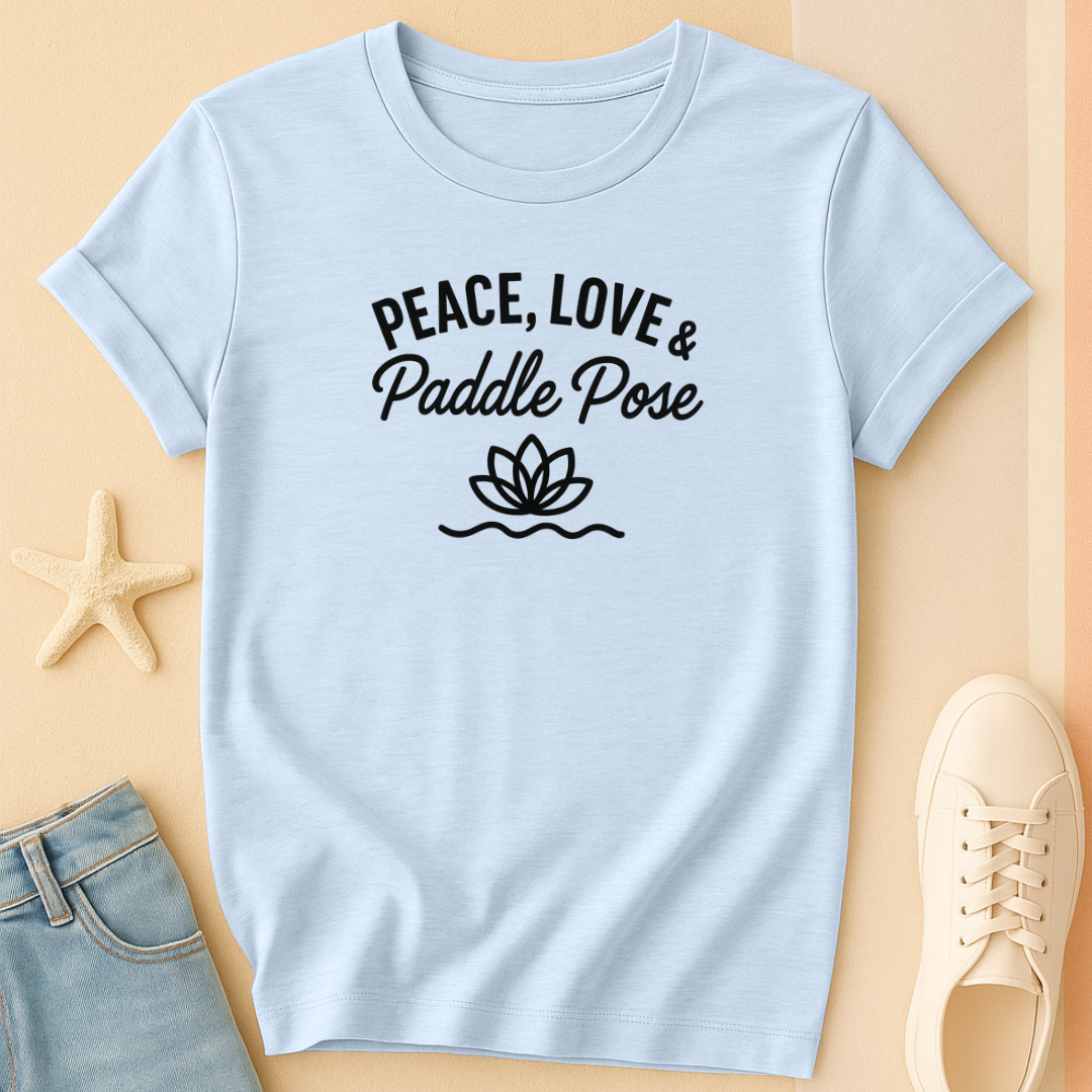 Peace Love Paddle Tee