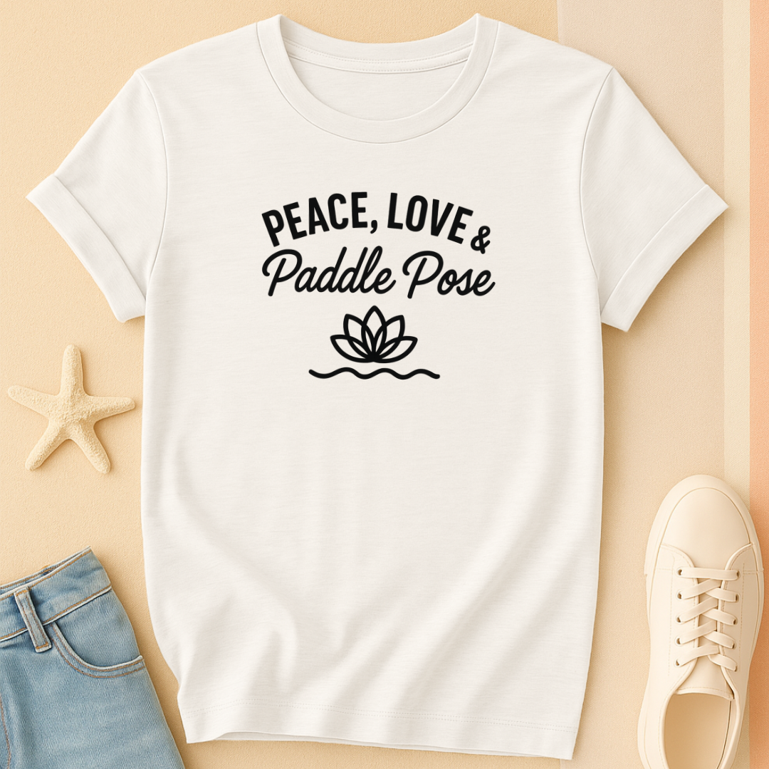 Peace Love Paddle Tee