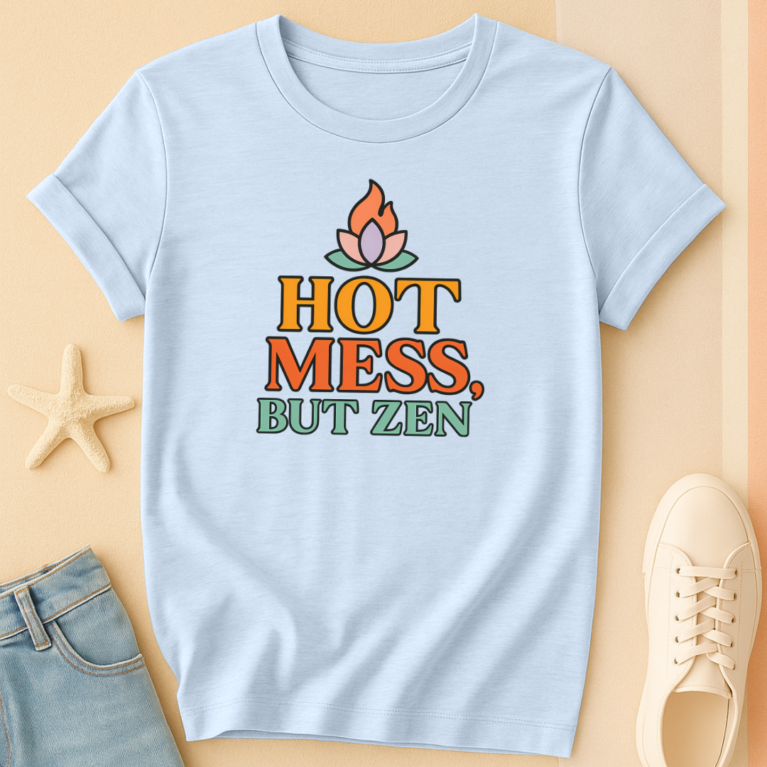 Hot Mess But Zen Tee