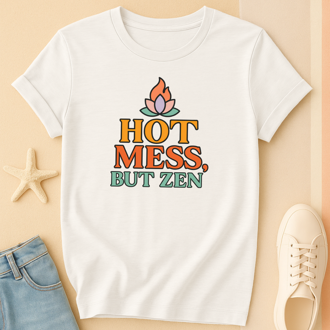 Hot Mess But Zen Tee