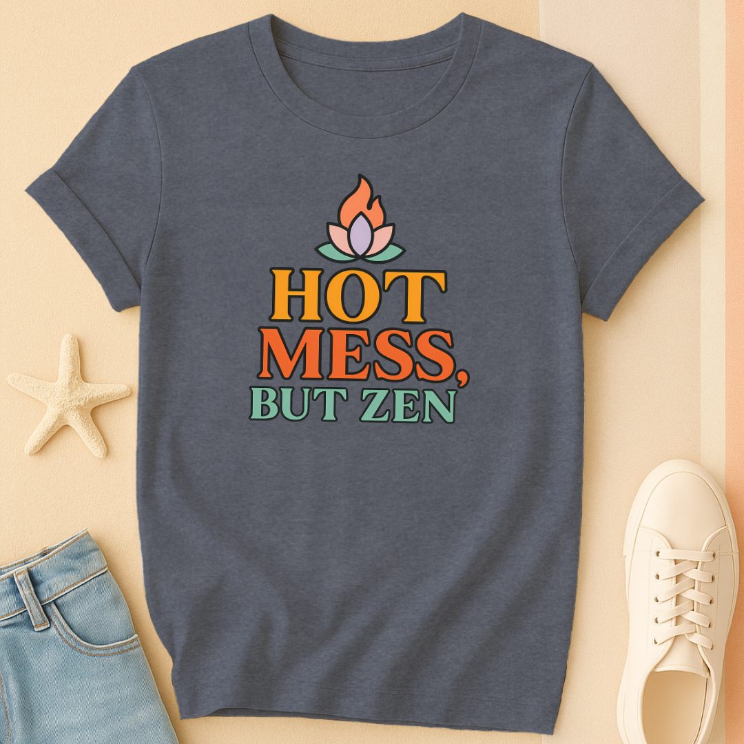 Hot Mess But Zen Tee