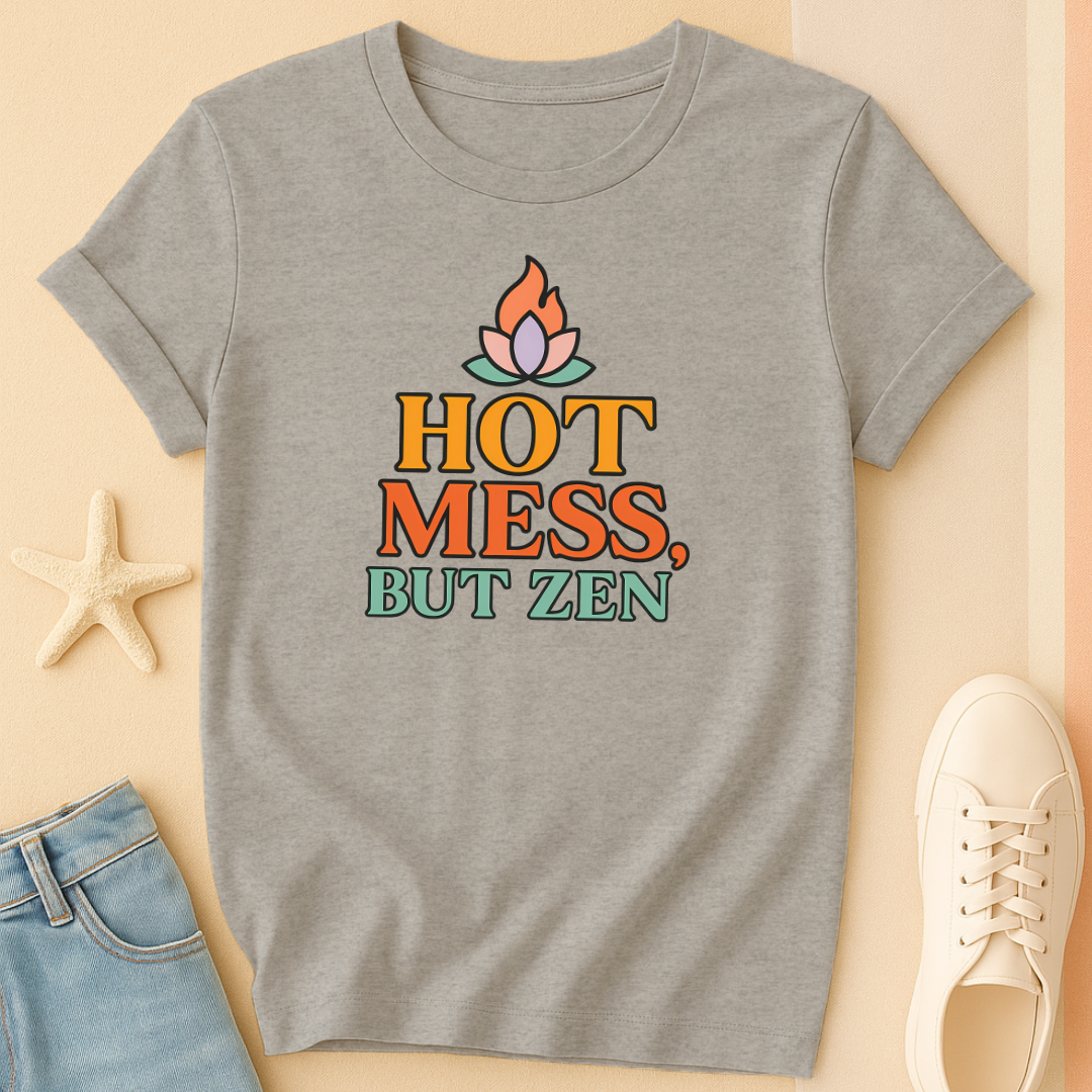 Hot Mess But Zen Tee