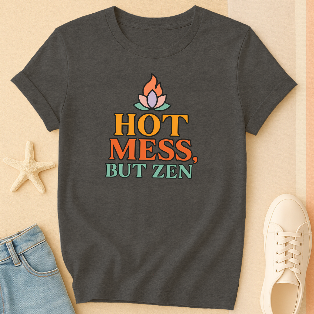 Hot Mess But Zen Tee