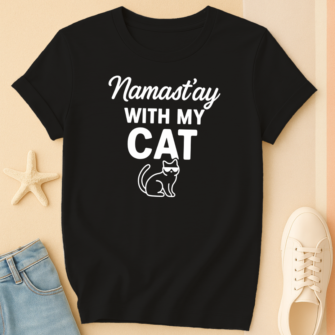 Namastay Cat Tee