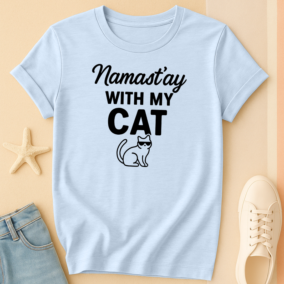 Namastay Cat Tee