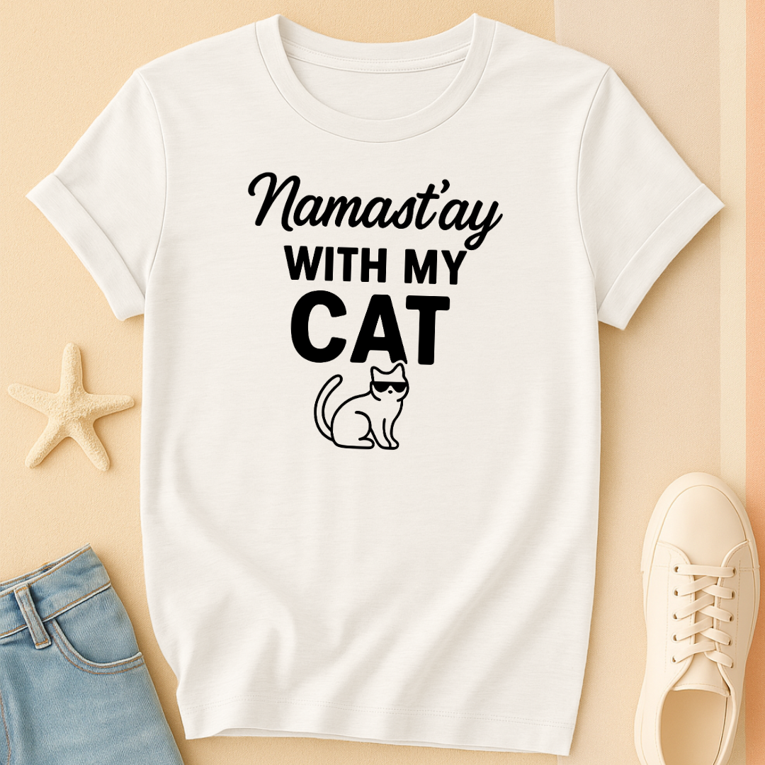 Namastay Cat Tee