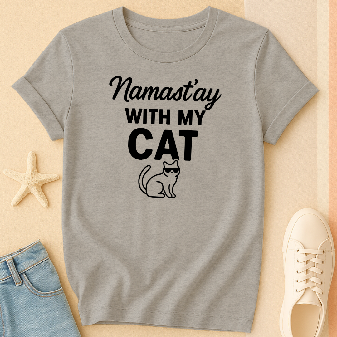 Namastay Cat Tee