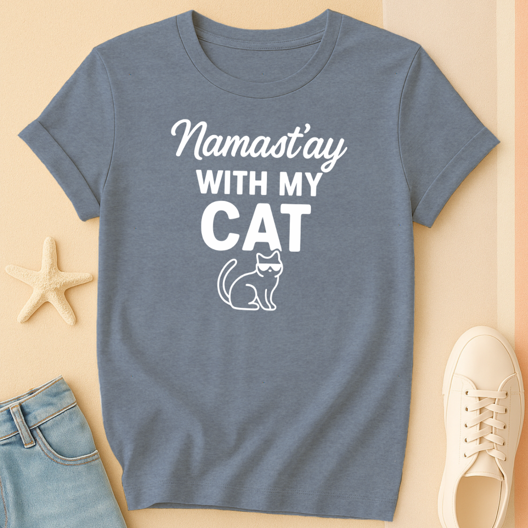 Namastay Cat Tee
