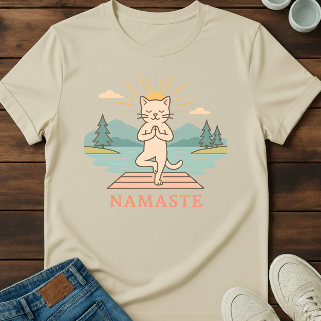 Namaste Cat T-Shirt