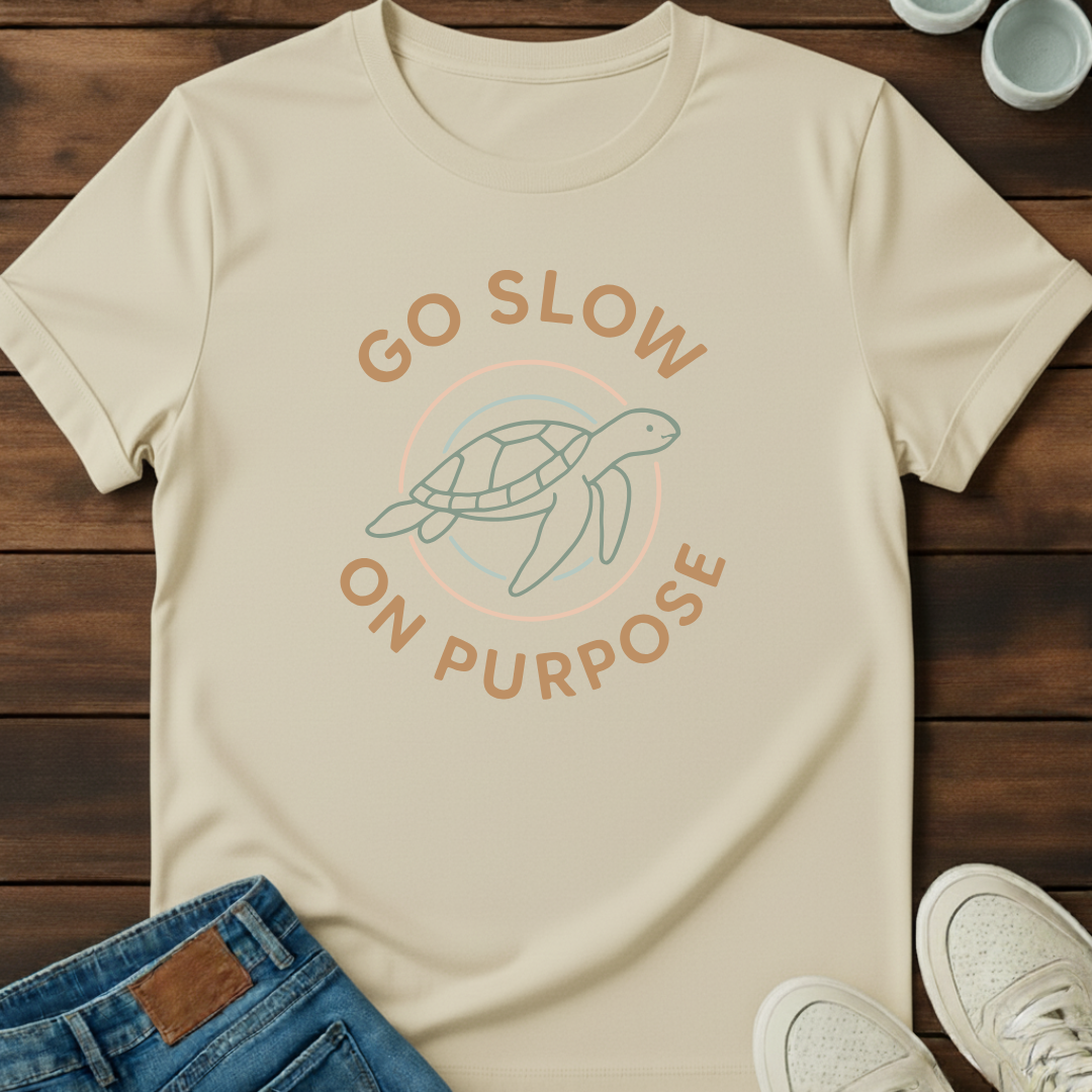 Go Slow Retro T-Shirt