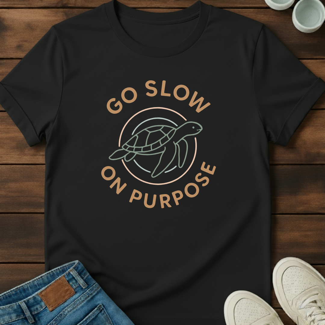 Go Slow Retro T-Shirt