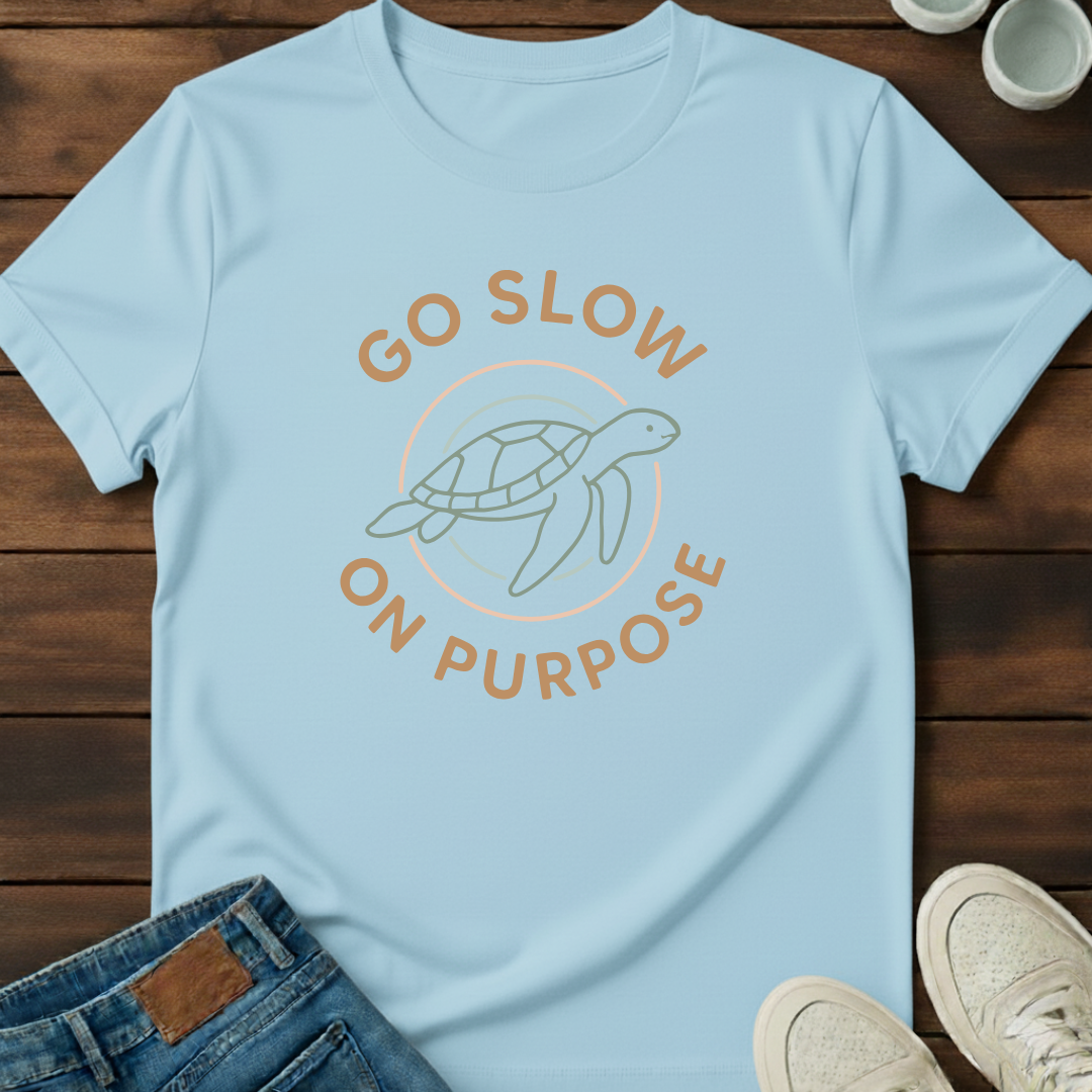 Go Slow Retro T-Shirt