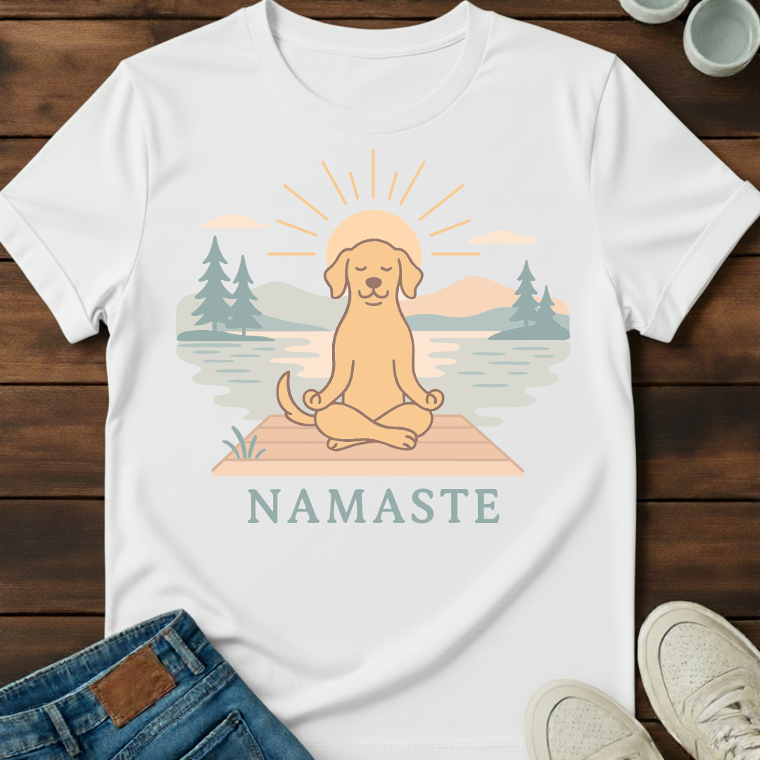 Namaste Dog T-Shirt