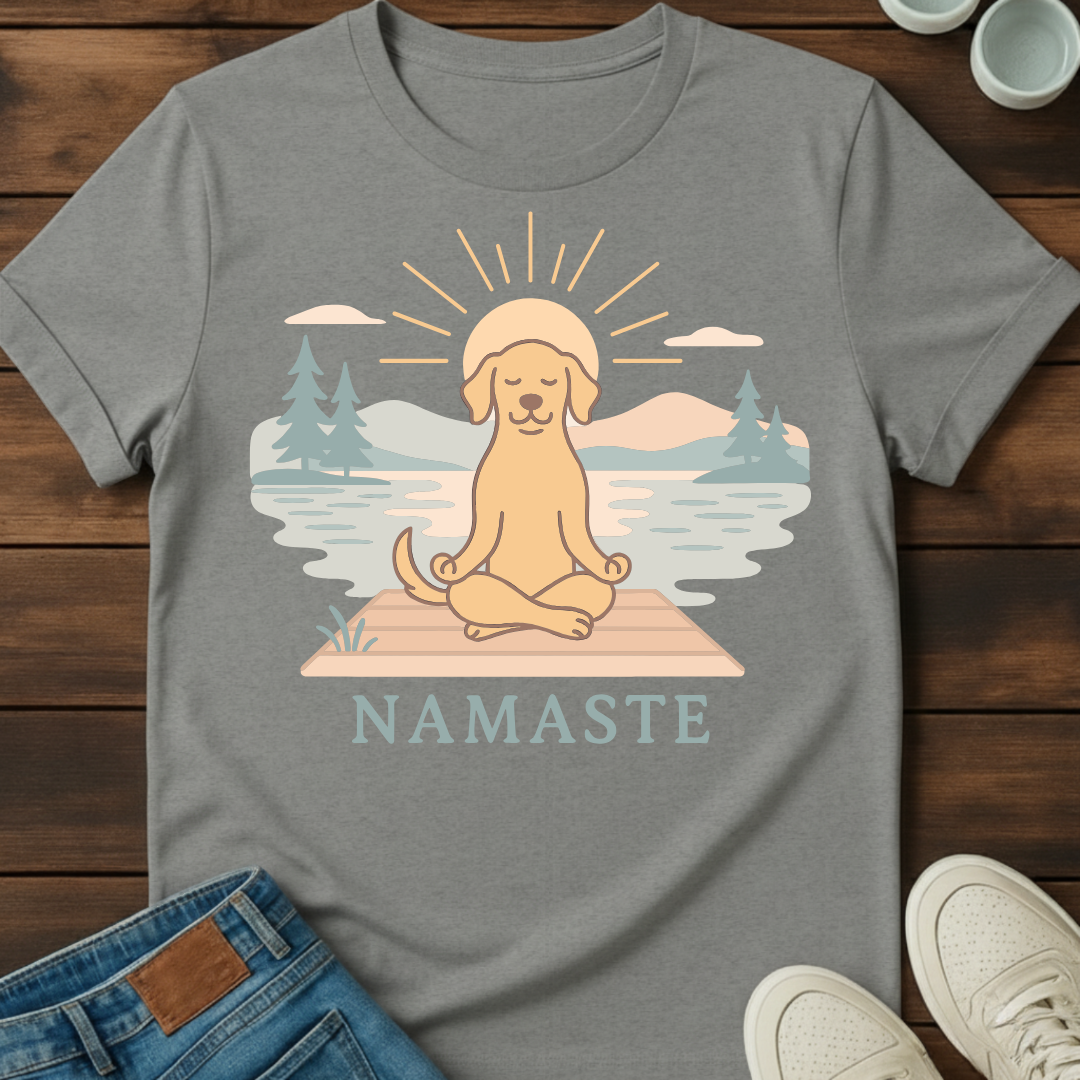 Namaste Dog T-Shirt